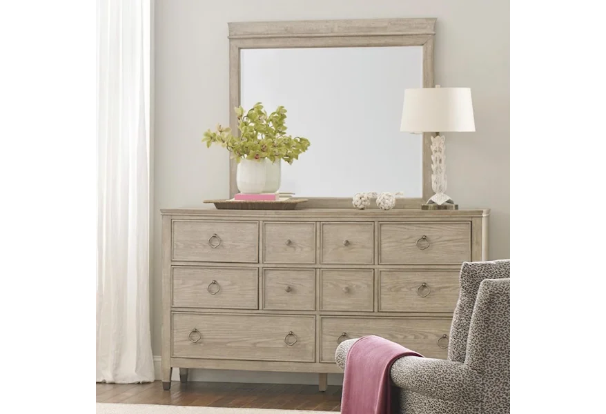Vista Fremont Dresser and Mirror Set by American Drew at Esprit Decor Home Furnishings